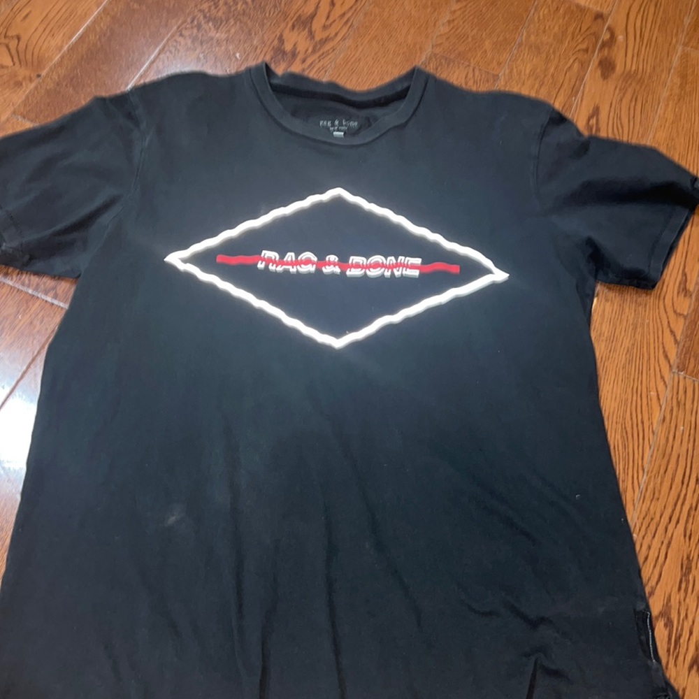 RAG AND BONE LOGO TEE SIZE SMALL EXCELLENT CONDITION